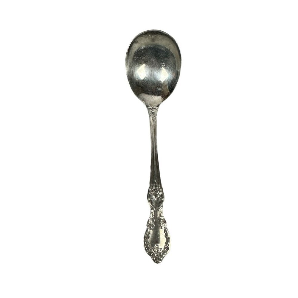 Vintage Wm Rogers Mfg Co Extra Plate Silver Plated Soup Spoon